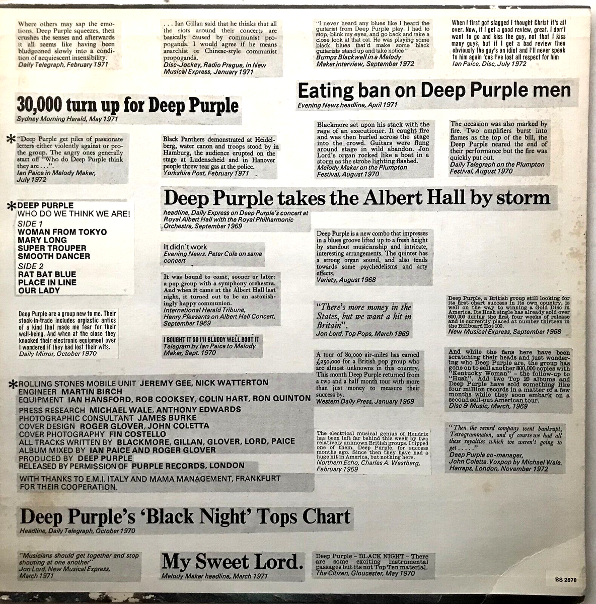 DEEP PURPLE - Knocking at Your Back Door-The - .com Music