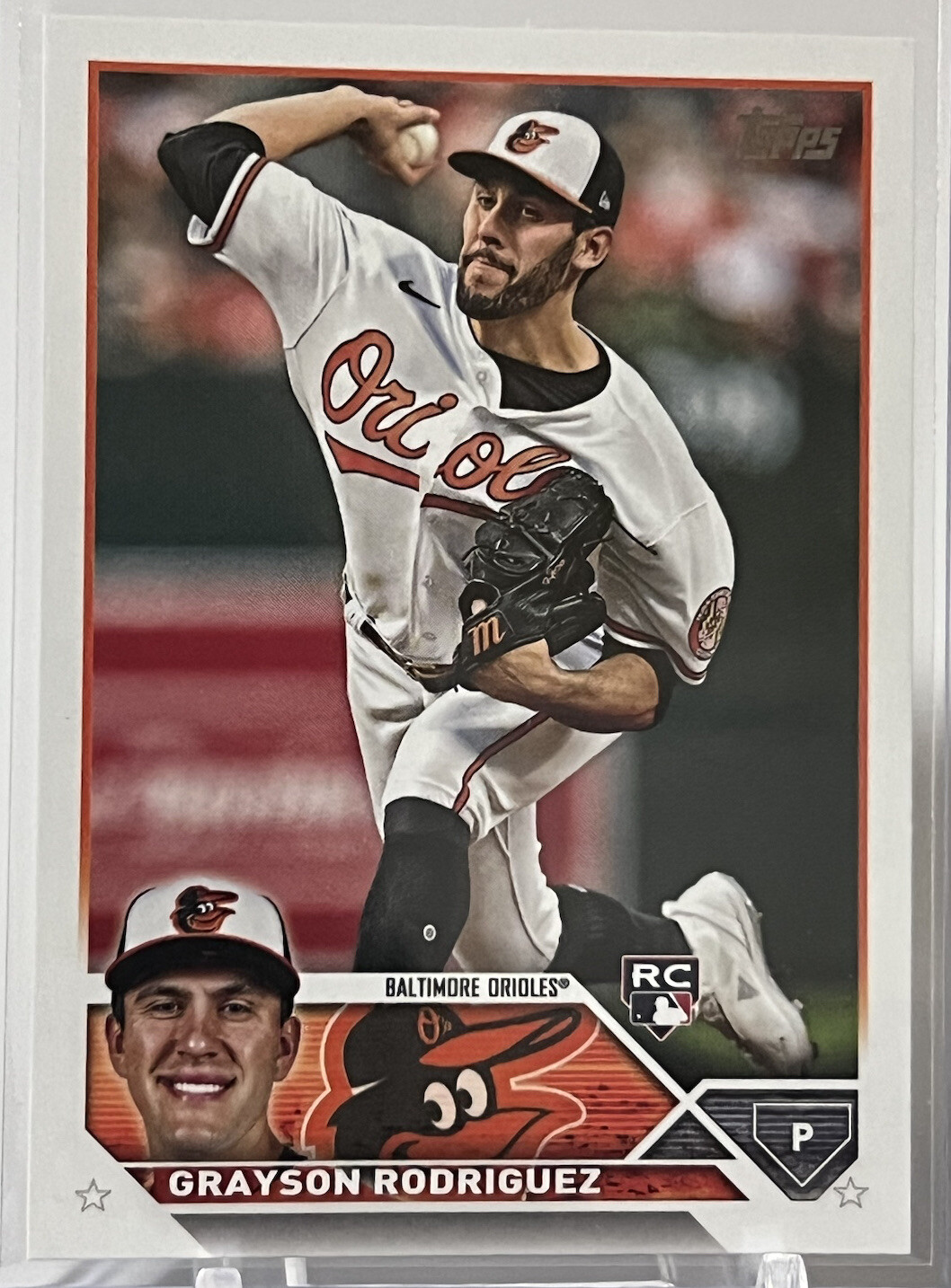 2023 Topps Update Series Grayson Rodriguez Baltimore Orioles #US50 ROOKIE CARD