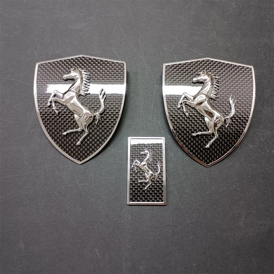 Juego de tapa central con placa de guardabarros y capó delantero Ferrari 360 365 de fibra de carbono Foto 2 de 4