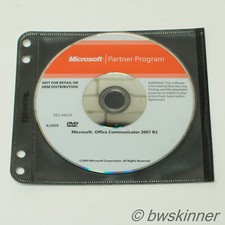 Microsoft Partner Program Office Communicator 2007 R2. DVD originale.