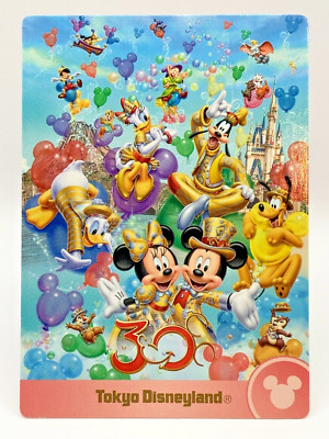 Tokyo Disney Resort Collection Cards 30th The Happiness Year TCG
