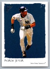 Derek Jeter 2002 Topps Gallery Blue Base Variation #58