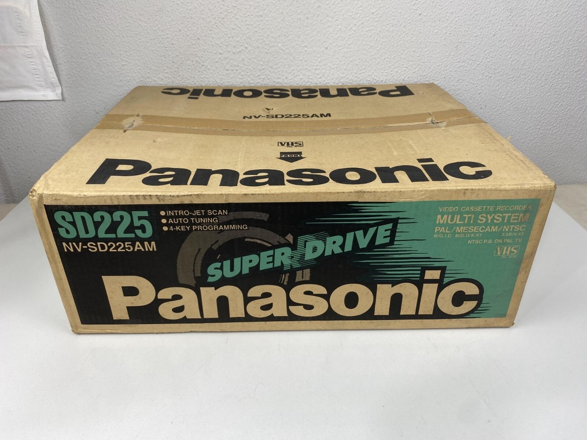 Panasonic NV-SD225 Multisystem VHS Video Recorder VCR NEW Sealed