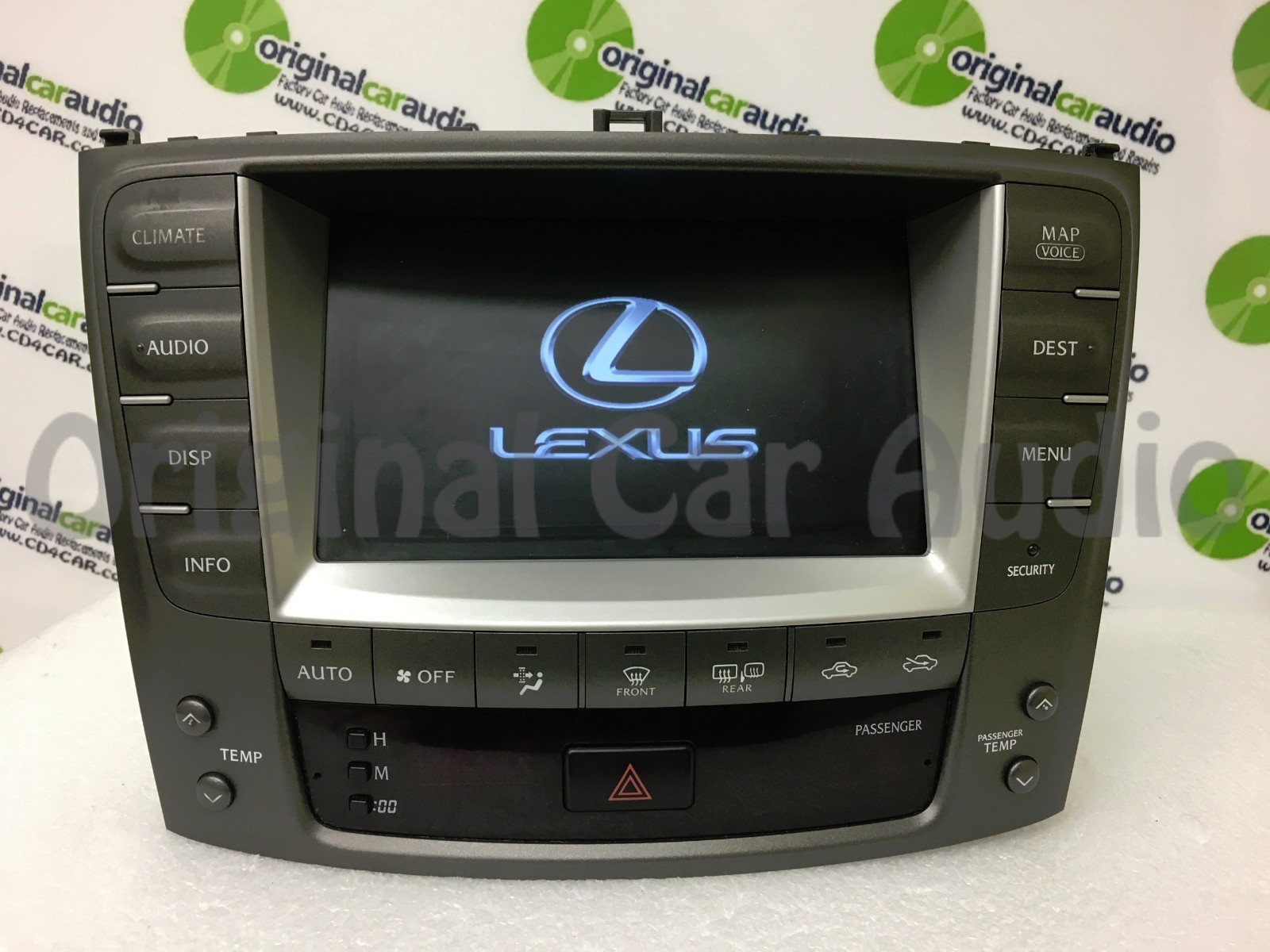 LEXUS IS250 IS350 GPS Navigation Monitor w/ Climate Controls Touch