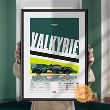 Aston Martin Valkyrie, WEC, Endurance Racing, 24h of Le Mans, Poster, Print,