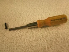 HOLT TOOL Gillette Safety Razor Specialty, Security SCREWDRIVER! Quad Flute NEW!