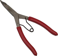 Wilde USA G408NP 9" Curved Tip Lock Ring Pliers - Satin Finish