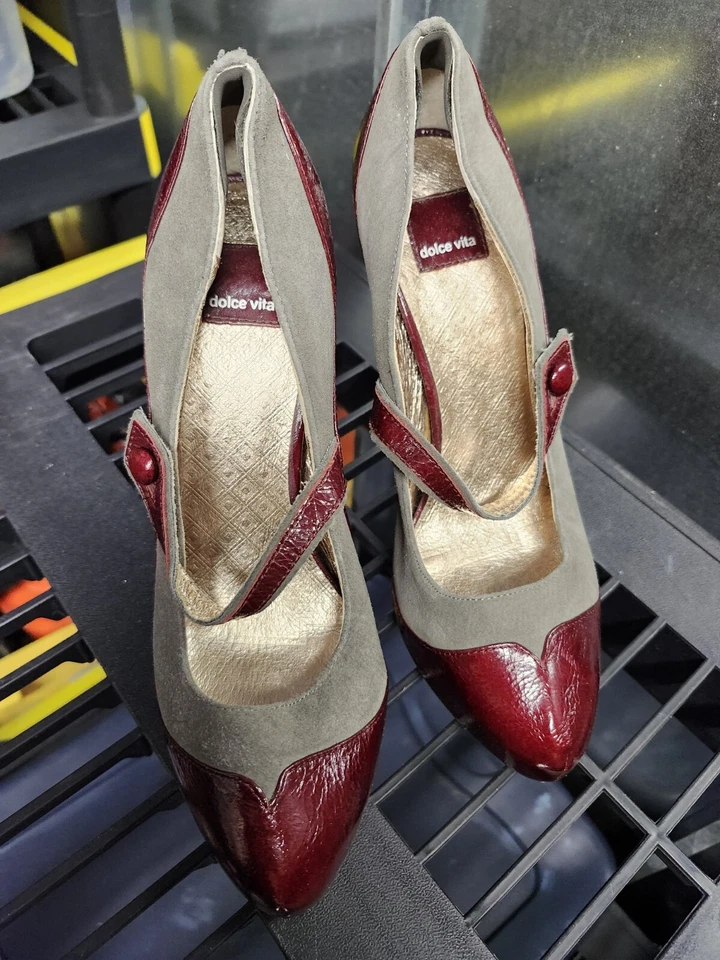 Dolce Vita Womens Heart Pointed Toe Suede Leather High Heels Pumps Size 9 - Image 3 of 4