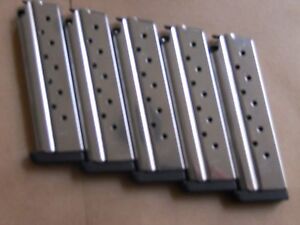 1911-type-38-Super-mag-magazine-mags-1-4-034-base-5-mags-9-shot-SS-USA