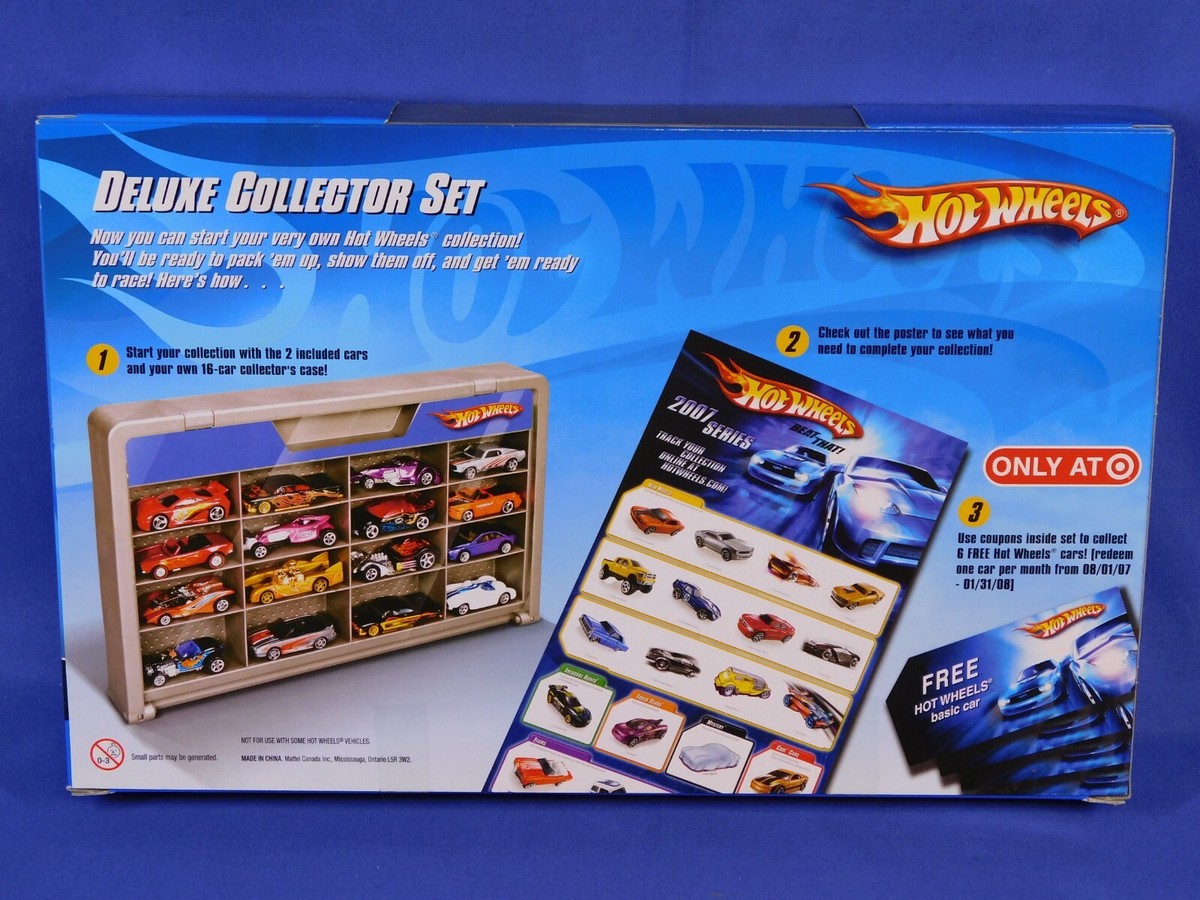 HOT WHEELS DELUXE COLLECTOR SET 2007 TARGET EXCLUSIVE CARRY CASE