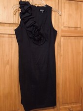 Little Black Dress SL Fashions Women’s Sz 6 Ruffle Sheath