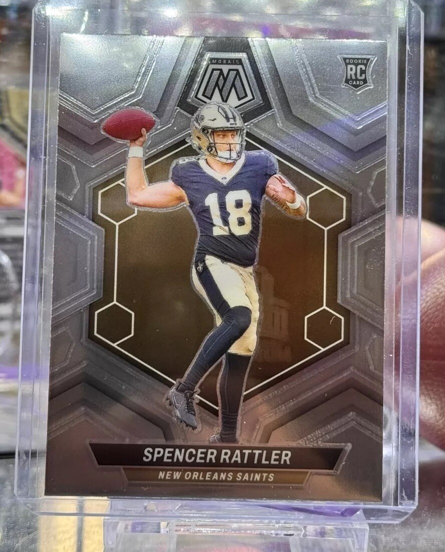 2024 Panini Mosaic #393 Spencer Rattler Rookie RC New Orleans Saints