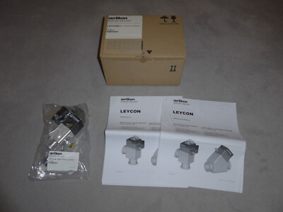 oerlikon leybold - high vac right-angle valve (Leycon BAV 16 EP Al 24VDC)