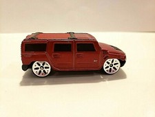 MAISTO HUMMER H2 1:64 Red Truck Die Cast