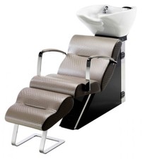 Pietranera Waschanlage Mr. Paul mit Beinauflage Friseureinrichtung - Friseurstuh