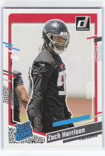 2023 Donruss Zach Harrison Rated Rookie RC Falcons #306