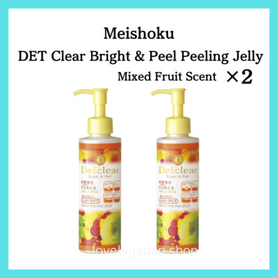 [2 Pack] Meishoku Detclear Bright & Peel Peeling Jelly Mixed Fruit Scent 180mL