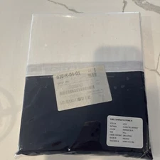 The Company Store Classic parcel Bed Skirt midnight blue Full Size New