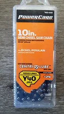 POWERCARE 10IN SEMI CHISEL SAW CHAIN - FITS ECHO, POULAN and more 463-039