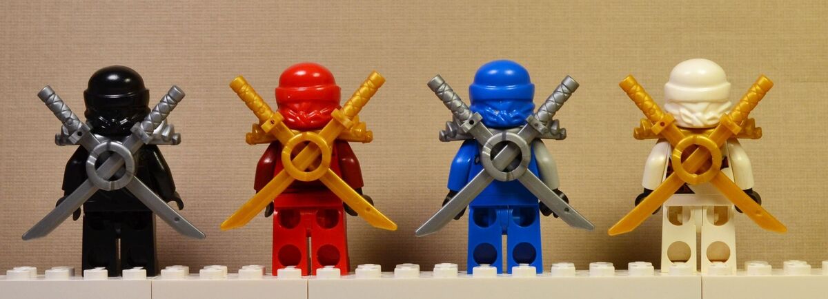 Lego Ninjago ZX Minifigures Lot of 4 Jay Kai Cole Zane w Lego Ninjago ZX Minifigures Lot of 4 Jay Kai Cole Zane w