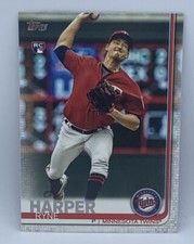 2019 Topps Update Baseball Ryne Harper Twins US226 RC