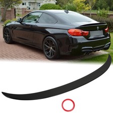 Gloss Black For BMW 4 Series F32 Coupe Performance Style Rear Boot Spoiler Lip