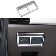 Cubierta plateada mate 2013-2017 para interruptor de puerta trasera Range Rover L405