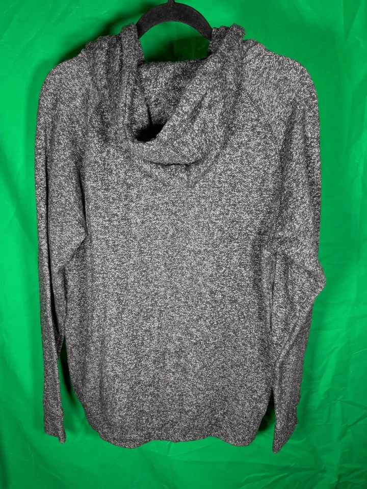Sudadera con capucha gris y crema Colosseum Alabama para hombre talla mediana Foto 2 de 4