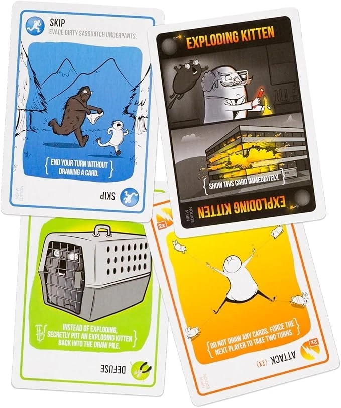 Exploding Kittens NSFW Edition - Adult Teen Party Card Game Russian Roulette New - Image 4 of 4