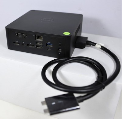 DELL DUAL USB-C THUNDERBOLT DOCKING STATION WITH 240W POWER SUPPLY - BLACK