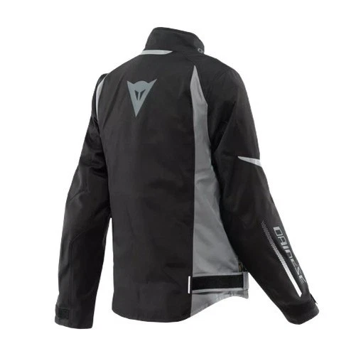 Chaqueta Moto Mujer DAINESE VELOCE D-DRY IMPERMEABLE Negro Blanco Gris - Imagen 2 de 4