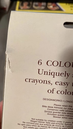 Peter Rabbit & friends 6 colors crayon set Beatrix Potter Collectible HTF New - Picture 4 of 5