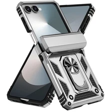 For Samsung Z Flip 7 2025/7FE6/5/4 Military Grade Shockproof Mangetic Hinge Case