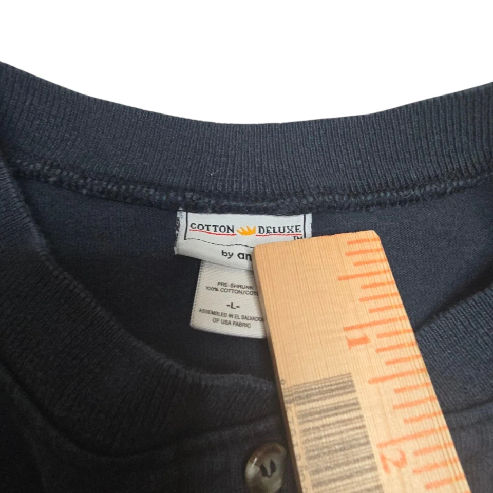 Camisa Henley Motociclista Manga Larga Iron Horse Sedán Semana 2005 De Colección Y2k Bike L Foto 3 de 4