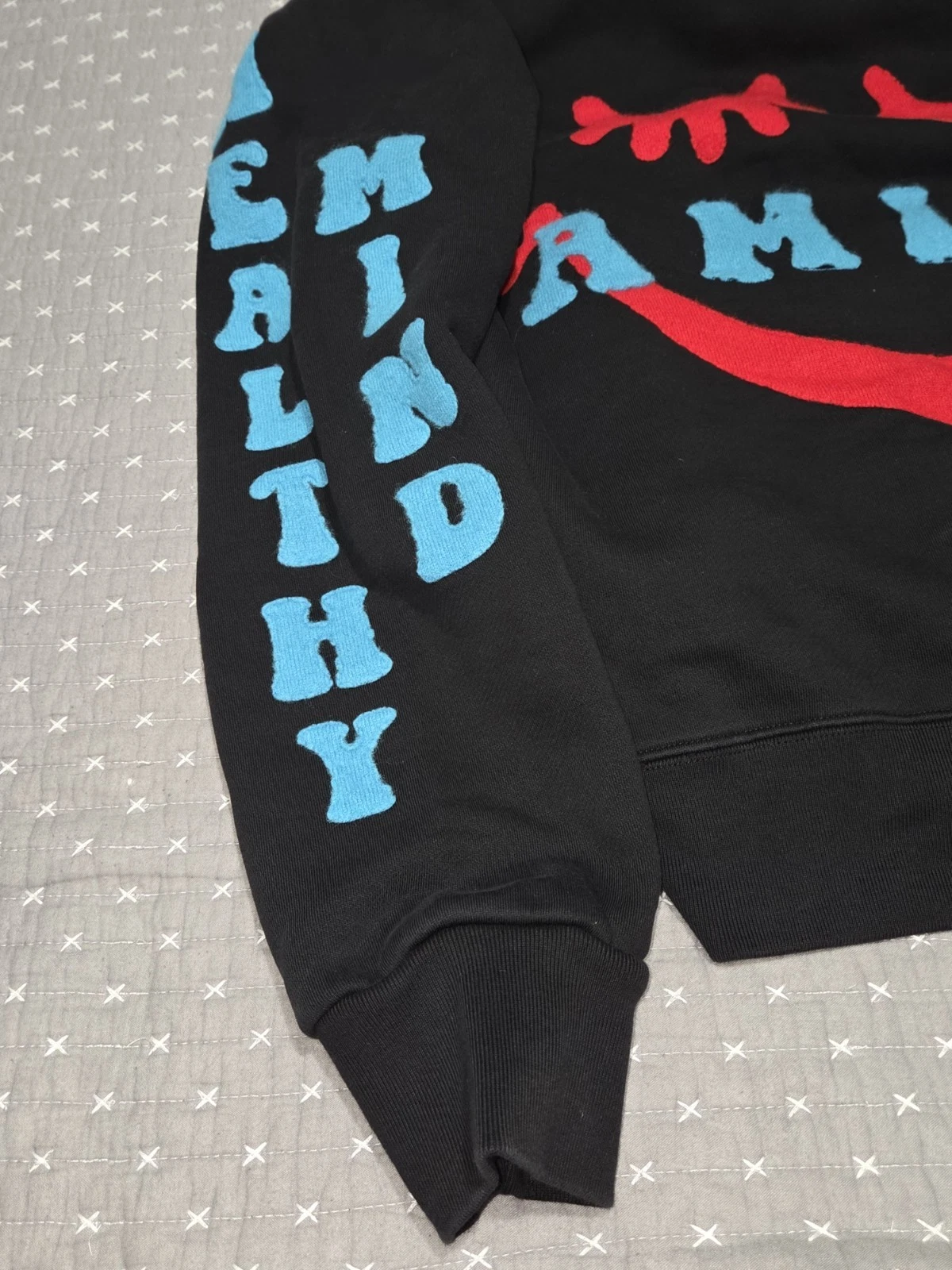 Felpa con cappuccio Amiri uomo A Love Movement corpo sano taglia large