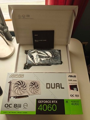ASUS Dual GeForce RTX 4060 White Dual OC Edition 8GB GDDR6 Video Graphics Card