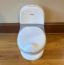 Nuby Potty Training Seat, White, Unisex Child Potty Seats for Toilet Training