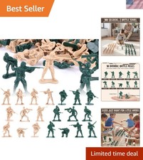 Educational 100PCS Army Men Set - Perfect for School Projects and Parties
