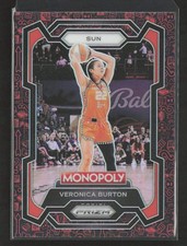 2024 Panini Prizm Monopoly WNBA #1 Veronica Burton Red Classic Icons Prizms