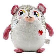 Reversible Sequin Bear Stuffed Animal Plush Doll 10 Inch Kids Gift - New