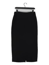Reformation Women's Maxi Skirt UK 8 Black Other with Polyester Long Maxi