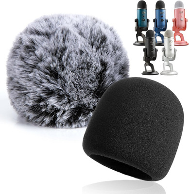 YOUSHARES 2PCS Blue Yeti Pop Filter for Blue Yeti Microphone, Yeti Foam Windscre