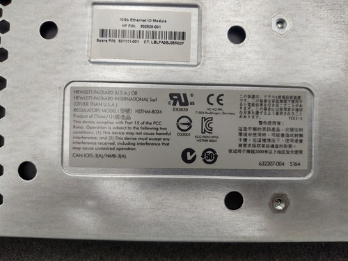 HP 602528-001 X5000 Dual-Port 10GB Module 631111-001 - FAST SHIPPING - Afbeelding 8 van 8