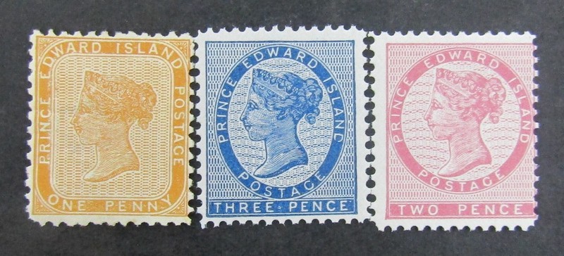 nystamps Canada Prince Edward Island Stamp # 4-6 Mint OG NH/H         L10x464