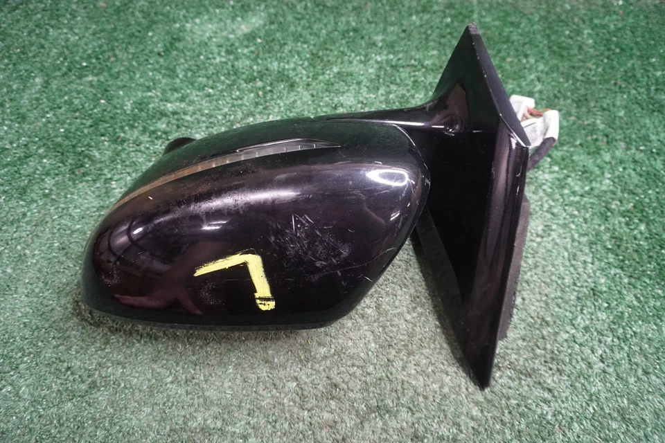 Espejo retrovisor de puerta Nissan Murano 2015 2016 lado del conductor izquierdo negro OEM 963025AA0C Foto 2 de 4