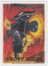 2024 Uper Deck SkyBox Marvel Masterpieces ’92 Platinum Clear Cut GHOST RIDER #37