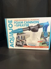 Aqua Joe Hose-Powered Adjustable Foam Cannon Spray Gun Blaster w/Spray Wash