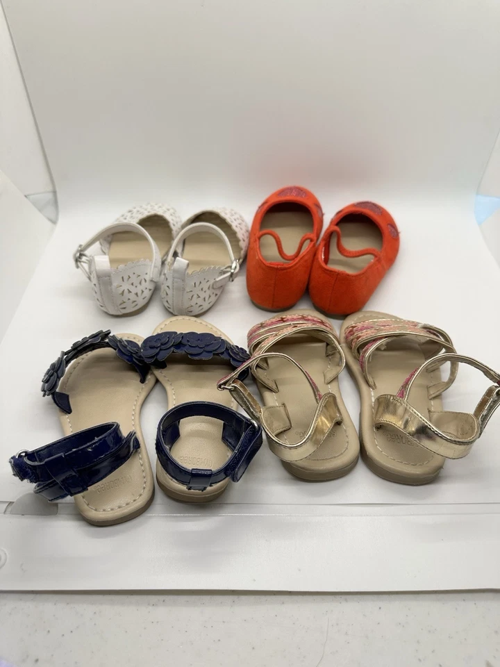 Large Lot Of Gymboree Baby Girl Shoes Size 5 - Image 3 of 4