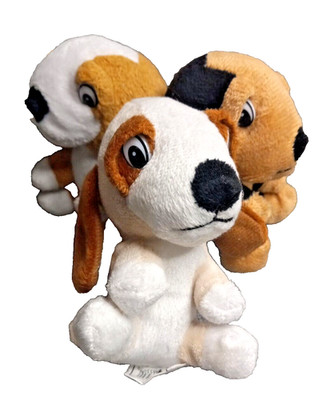Lot Of 3 Adorable Mini Plush Puppies - Adopt Them NOW - NEW Plushies