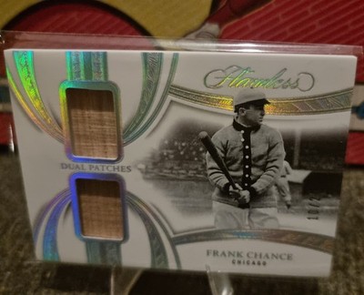 Frank Chance 2025 Flawless Bat Relic Spiel gebraucht /25 Chicago Cubs
